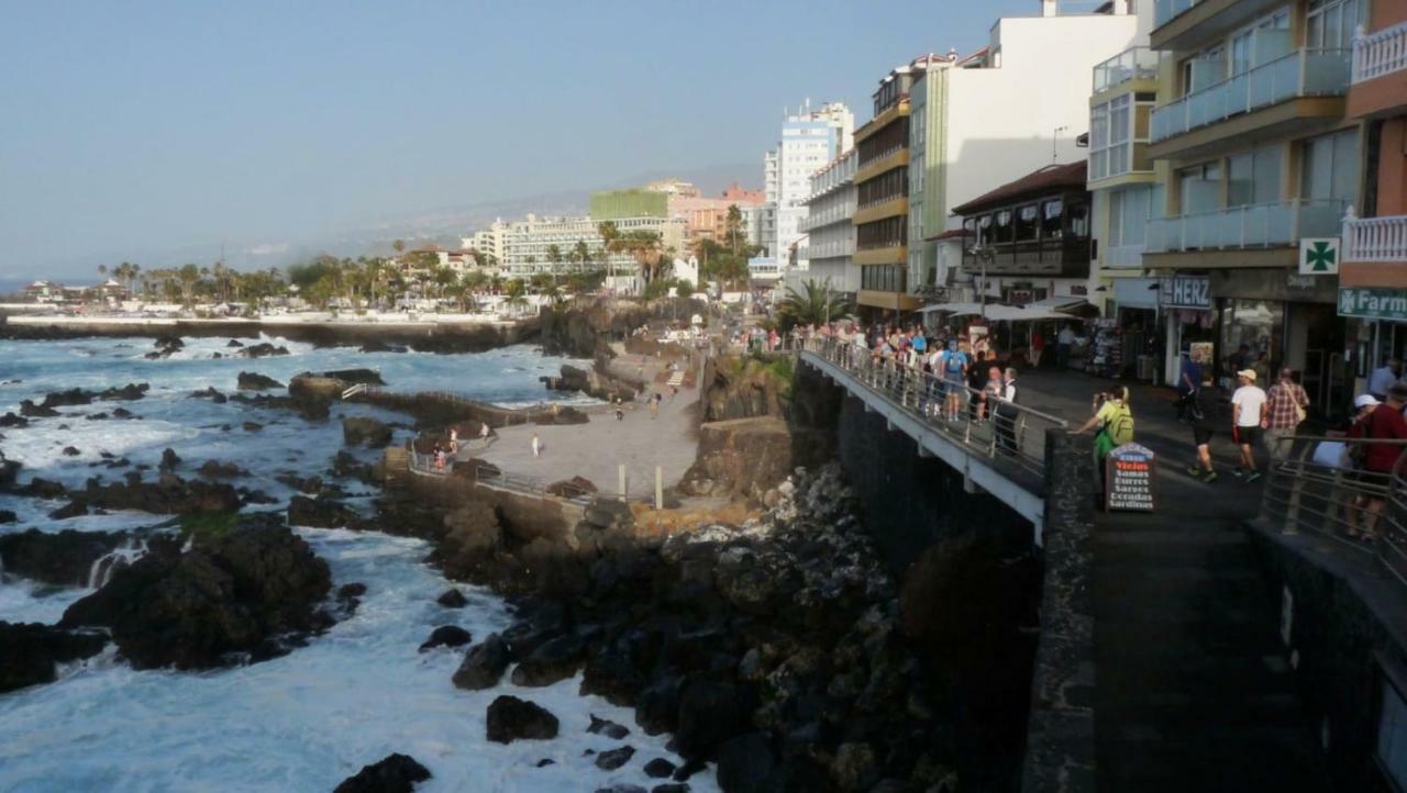 Estudio Edificio Emblemático Primera Línea Playa Первая линия Puerto de la Cruz  Esterno foto